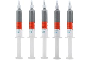 WALFRONT 5 Piezas de Pasta Abrasiva de Diamante Pasta de Pulido de Diamante Pulido Pasta de Pulido Compuesto Conjunto de Herramientas de Pulido de Molde(W10#1000)