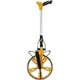 FREEMANS Test & Measure 10km Digital Measuring Wheel | Illuminated LCD With Memory Function | Pistol Style Bi-Material Grip | 30cm/12-inch Diameter Wheel | Folding Stand and Carry Bag