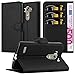 Produktbild Cadorabo Hülle für LG G4S - Hülle in Phantom SCHWARZ – Handyhülle mit Kartenfach und Standfunktion - Case Cover Schutzhülle Etui Tasche Book Klapp Style