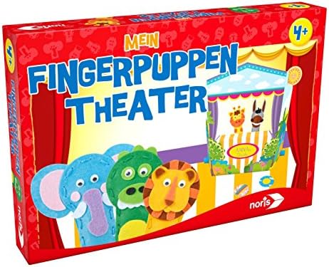 Noris 606041550 Children's Game My Finger puppet Theater