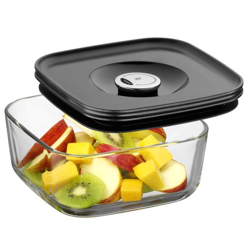 WMF Frischhalte- und Aufbewahrungssystem 15 x 15 cm Depot Fresh Cromargan Edelstahl rostfrei 18/10 Silikon spülmaschinengeeignet - 5