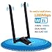 Produktbild LONOSUN WiFi Dongle-USB Wireless Adapter 1200Mbps (Plug & Play, Keine Treiberinstallation erforderlich), USB WiFi Adapter für PC/Desktop/Laptop/Tablet mit 2,4G / 5G 5dBi-Doppelantenne