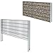 Produktbild Festnight Gabionenzaun Gabione Mauergitter Sichtschutz 2008 x 1030 mm 6 m Grau