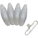 4 Adet Temizlenmiş M&uuml;rekkep Balığı (KALAMAR) Kemiği 5-6cm Mini boy Ve Tutacak