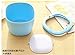 Moolecole Fashion Creative Detachable Blue Plastic Trash Bin Table Office Desk Mini Dustbin Trash Can