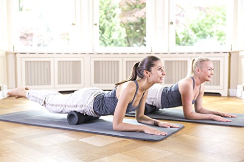 Liebscher & Bracht FAYO Faszienrolle mit Umlaufrille zum Training der Faszien, ideal für Balance- oder Regenerationsübungen, 38 cm - 2