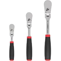 TEKTON 1/2 Zoll Ratsche Mit Komfortgriff – 90-Zahn Getriebe, 4° Schaltwinkel, SRH02210