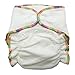Heavy Wetter Bamboo / Organic Cotton One Size Fitted Diaper (Fits 7-30lbs)