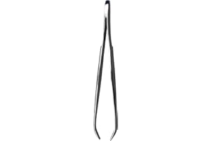 Sonnenschein by Hans Kniebes – Pinzette gekröpft mit abgewinkelten Schenkeln – 8 cm – Zupfpinzette aus Edelstahl