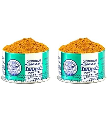 GOPURAM KASTURI Turmeric Powder 40g tin(Pack of 4) : Amazon.in: Beauty