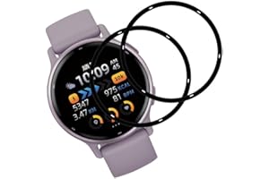 Rcokas für Schutz Garmin Vivoactive 5 Schutzfolie Garmin Vivoactive 5 Panzerglasfolie[2 Stück][Soft TPU][HD Displayschutzfolie], für Folie Garmin Vivoactive 5 Displayschutz Garmin Vivoactive 5 Schutz