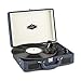 Produktbild auna Peggy Sue • Plattenspieler • Retro Schallplattenspieler • Riemenantrieb • Stereo-Lautsprecher • USB-Port zum Abspielen und Digitalisieren • transportabler Koffer • Tragegriff • Jeans Denim