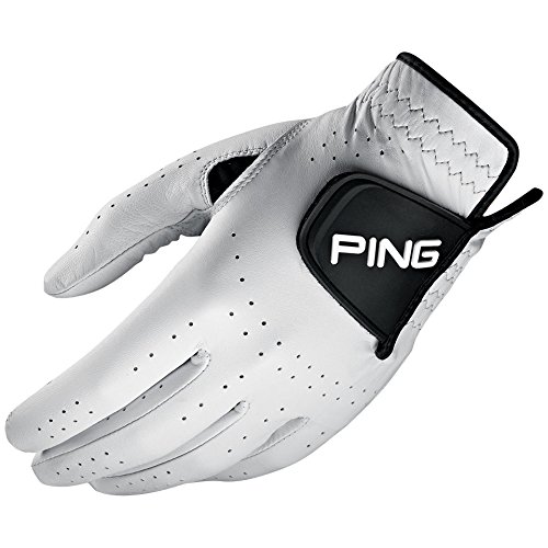 Buy Clearance. Ping Sensor Tour Soft Solite Cabretta Leather Mens Golf Glove, Men, white / black