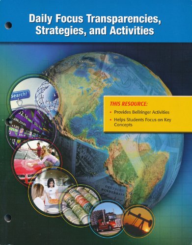 Preisvergleich Produktbild Daily Focus Transparencies, Strategies, and Activities (Glencoe Economics Today and Tomorrow)