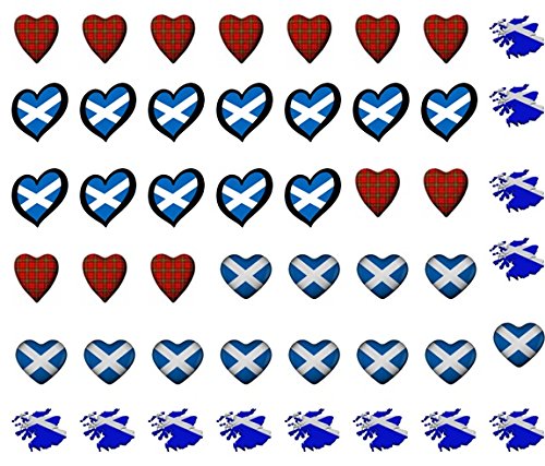 Scotland Water Nail Decals Art