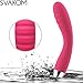Produktbild Svakom Vibrator Rabbit Silikon Stimulator G Punkt Vibrator Sexspielzeuge für Damen oder Drehmoment (Cherry Pink)