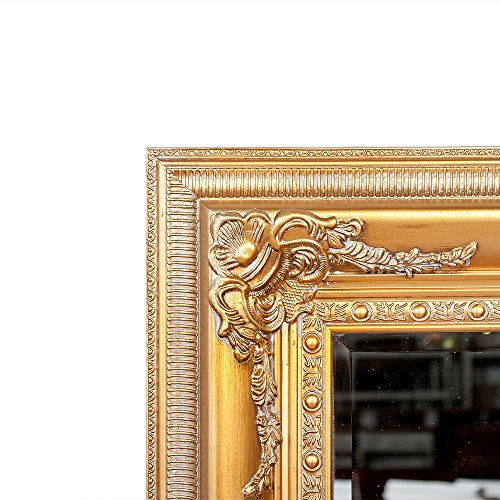 BAROCK WANDSPIEGEL Eve 180x100cm SPIEGEL GOLD ANTIK POMPÖS HOLZRAHMEN FACETTE - 3