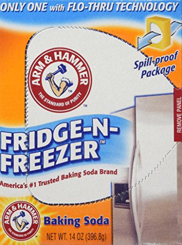 Fridge-N-Freezer Odor Absorber Baking Soda (14oz) 396.8g - (Pack of 6)