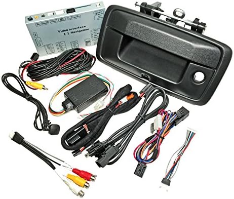 AIE - Rear Camera Interface Kit for (2014-16) GMC Sierra 1500 w/4.2" MYLINK LCD Radio Screen – w/Full Handle Assembly Camera