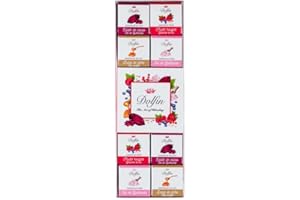 Dolfin Assortiment de Chocolate "Sucré-Salé" - 24 Carrés Gourmands - 4 Saveurs Exquises - Chocolat de Qualité Supérieure - Idée Cadeau pour Anniversaire, Fêtes, Saint-Valentin, Fêtes de Fin d'Année