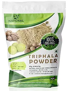 Natural Health Products Triphala (Amla : Bibhitaki : Haritaki) Churna Powder 200g