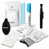 Sensor Cleaning Swab microfibra 24mm - La limpieza profesional para todo tipo de formato APS-C sensor de fotograma CCD / CMOS (sensor de anchura 24 mm) y de alta calidad óptica UV lentes de filtro. Con este conjunto se puede limpiar la cámara por poco dinero varias veces. Hisopo de limpieza (24 mm): Los hisopos son perfectos para la limpieza en húmedo o en seco profesional - Los palos tienen pequeños mini-canales que aseguran una distribución uniforme del líquido de limpieza.