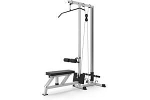 Bad Company Station de traction avec accessoires I Machine à tirer pour le haut du corps I Station de fitness pour la maison Station de musculation I BCA-106