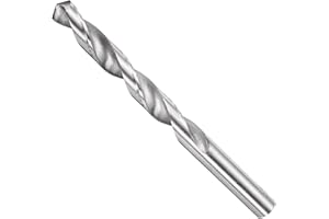 METALLIXITY Drill Bit (10.5mm) 1Pcs, 4241 High-Speed Steel Straight Shank 118° Uncoated Bright Finish Drill Bit for Wood Plastic Iron Copper Aluminum Low Soft Metal