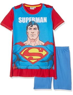 Superman Jungen Shorty-Pyjama - blau