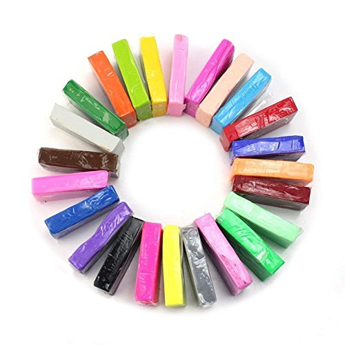 24 colors oven bake polymer clay