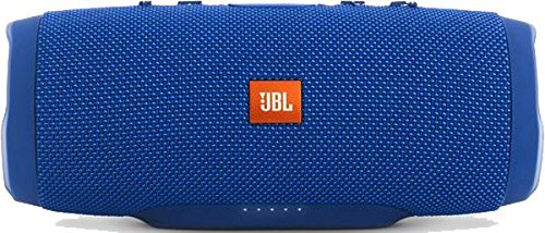 JBL Charge 3 Tragbarer Bluetooth-Lautsprecher (wasserdicht, mit 6000 mAh Power Bank und Freisprechfunktion) blau