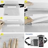 Wasserdichte Taschen trockentasche wasserdichter Beutel strandtasche Bauchtasche zum Bootfahren Kajak Kanu Angeln Rafting Schwimmen Segeln Skifahren Snowboarden mit wasserdichten Handyhülle (Durchlässig) -