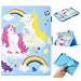 Produktbild HIGHTec PU Leder Hülle für iPad Mini 1/ Mini 2/ Mini 3/ Mini 4 Standfunktion Schutzhülle Brieftasche Flip Wallet Case Magnetverschluss Ledertasche Handytasche Dünn Slim Cover Bumper Zubehör Einhorn