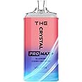 CRYSTAL PRO MAX 10k Puffs Zero Nicotine, No Buttons, No Hassle! Sleek And Compact Design, Draw-Activated System, Leak-Resistant Design and Durable Construction, (Blueberry Cherry Cranberry)