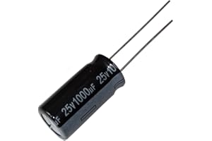 AERZETIX: 20 x condensadores electrolíticos radiales 1000µF ± 20% 25V THT 105°C 2000h Ø10x20mm