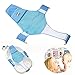 Produktbild Middeleton Baby Badesitz verstellbar Badewanne Unterstützung Baby Baumwolle kreuzförmige Bett Bad Baby Bad net Baden Grid(Blau) (Blau)
