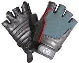 Fitness Mad Fitness - Guantes de fitness para hombre, tamaño L, color negro / gris