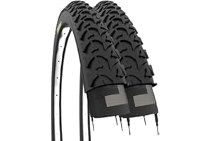 ECOVELO EBC20MAE, 2 neumáticos 20 x 1,75 (47-406) Unisex niños, Negro, 20 Pulgadas