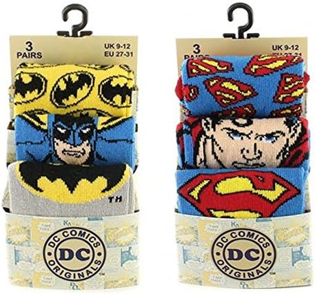 Children's socks DC, Hannah Barbera (9-12, DCComics6pk)
