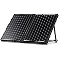 Renogy 100W Foldable Solar Panel Suitcase, 12V Portable Off Grid Panel, 2pcs 50W Solar Panel Suitcase Built-in Kickstand for RV, Campervan