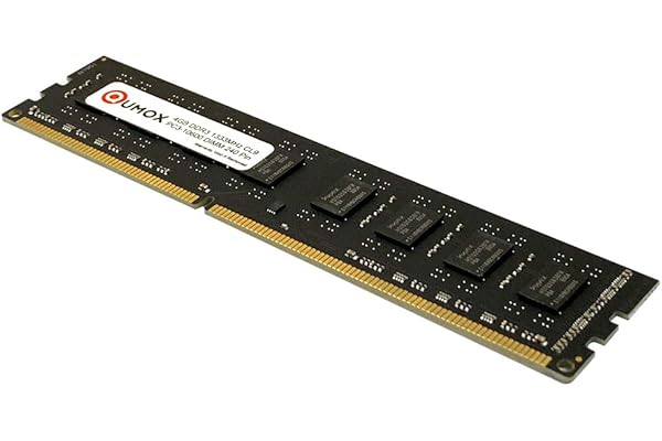 QUMOX 4GB DDR3 1333 1333 PC3-10600 PC-10600 (240 Pin) DIMM de Memoria
