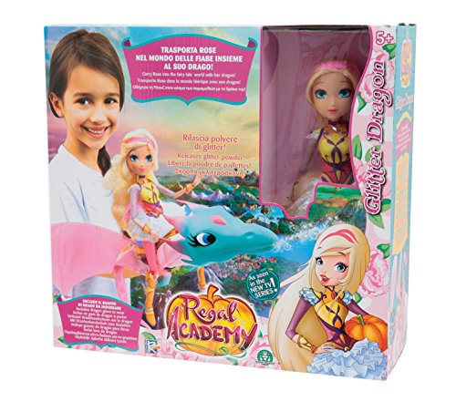 Giochi Preziosi - Regal Academy Drache Glitter mit Puppe Rose