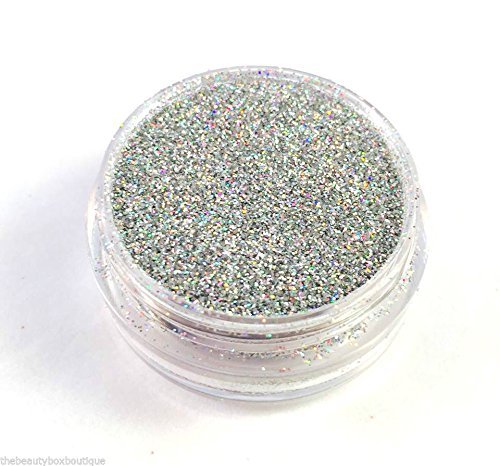 Glitter Pot - GH1 Holographic Silver Glitter Eye Eye shadow Nail Art Face And Body