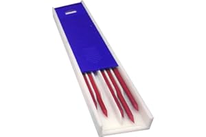 Monozoz Ricariche per matite da falegname, 2,8 mm, per lavori di costruzione, con foro solido, ricambi per matite meccaniche, per la lavorazione del legno e disegno