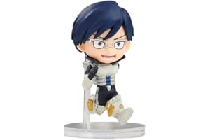 Chibi Masters My Hero Academia Tenya Iida Toy | 8cm Tall Tenya Iida Anime Figure In Action Pose | My Hero Academia Tenya Figure Collectible | Collectable My Hero Academia Merchandise