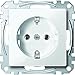 Price comparison product image Merten SCHUKO socket Plug-In Terminals, Polar White Glossy, System M MEG2301 77-0319-00 white polarweiß glänzend 5 Steckdosen