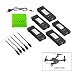 Produktbild Fstoption 3.7v 500mah Batterie und Ladegerät für E58 S168 Wifi RC Quadrocopter Drohne Ersatzteile (5pcs)