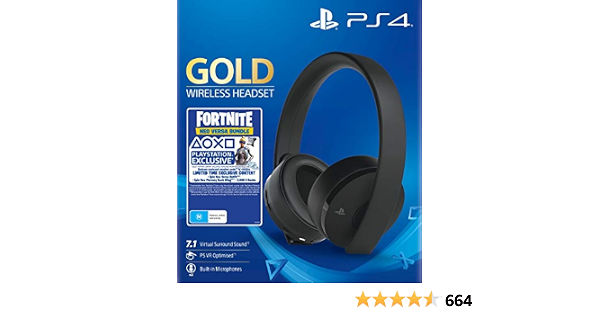 SONY PS4 NUOVO Gold Cuffie Wireless Fortnite Neo Versa Pacchetto [Bianco]  Nuovo EUR 184,81 - PicClick IT