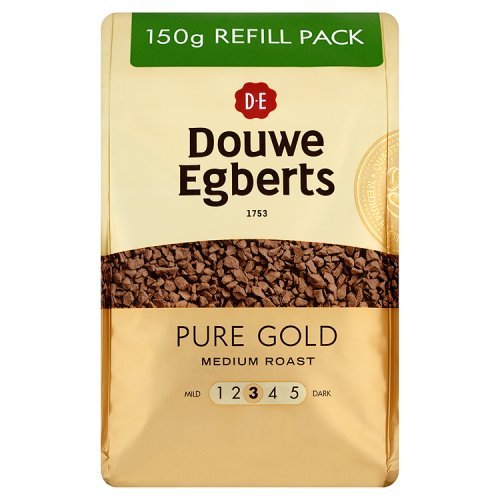 Douwe Egberts Pure Gold Instant Coffee Refill 150 g (Pack of 3) Best