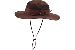 Magracy Unisex Outdoor Mesh Bucket Hat Sommer Breite Krempe UV-Schutz Hut Fischerhut